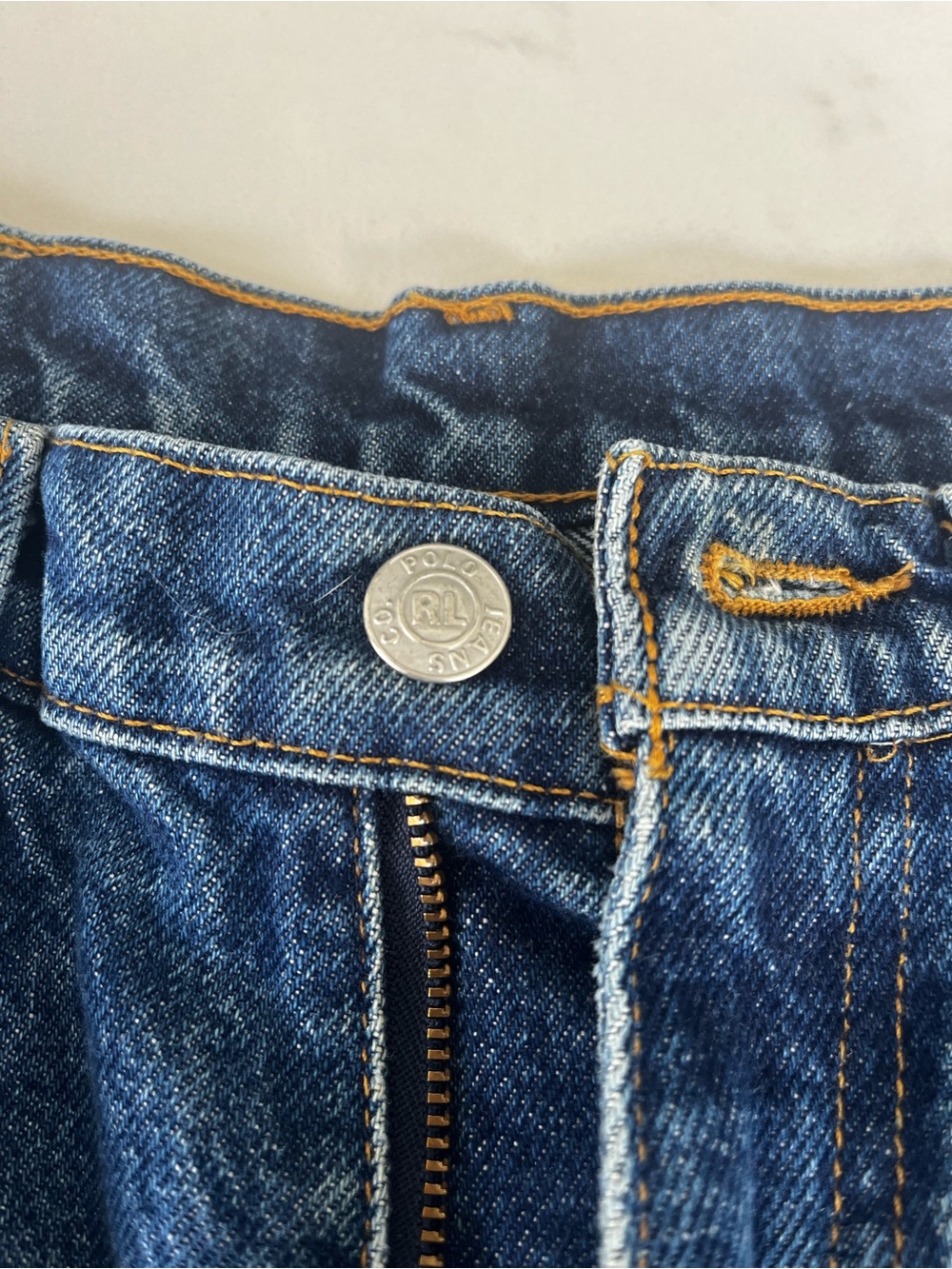 Classic Straight Leg Blue Jeans - Picture 3 of 4